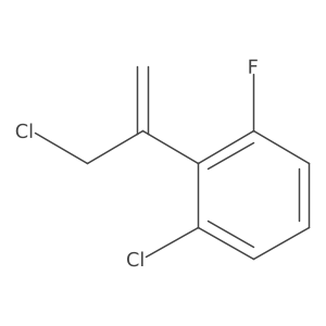 1-Chloro-2-(3-chloroprop-1-en-2-yl)-3-fluorobenzene结构式
