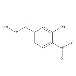 5-[1-(Aminooxy)ethyl]-2-nitrophenol Structure