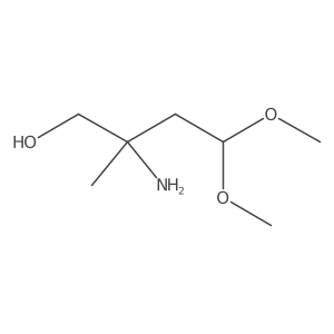 2-Amino-4,4-dimethoxy-2-methylbutan-1-ol Structure