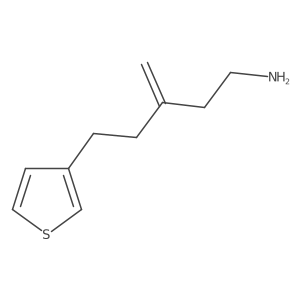 3-Methylidene-5-(thiophen-3-yl)pentan-1-amine Structure