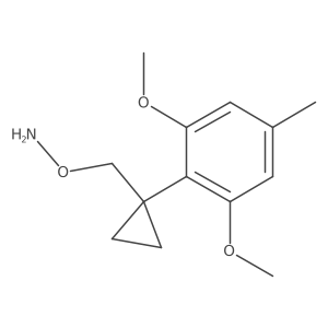 O-{[1-(2,6-dimethoxy-4-methylphenyl)cyclopropyl]methyl}hydroxylamine Structure