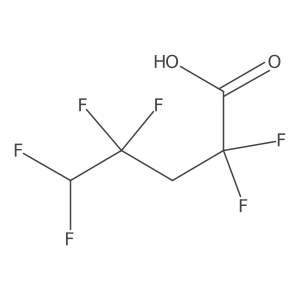 2,2,4,4,5,5-Hexafluoropentanoic acid Structure