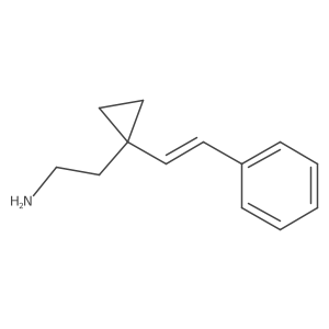 2-[1-(2-Phenylethenyl)cyclopropyl]ethan-1-amine结构式