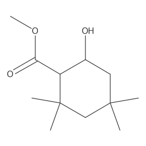 Methyl 6-Hydroxy-2,2,4,4-tetramethylcyclohexanecarboxylate Structure