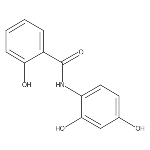 N-(2,4-Dihydroxyphenyl)-2-hydroxybenzamide结构式