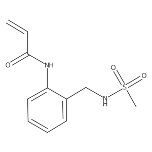 N-[2-(Methanesulfonamidomethyl)phenyl]prop-2-enamide结构式