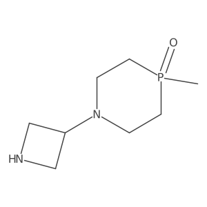 1-(azetidin-3-yl)-4-methyl-1,4lambda5-azaphosphinane 4-oxide结构式