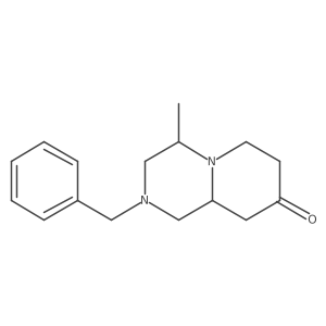 (4R)-2-Benzyl-4-methylhexahydro-1H-pyrido[1,2-a]pyrazin-8(2H)-one Structure