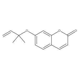 7-(1,1-Dimethyl-allyloxy)-chromen-2-one结构式