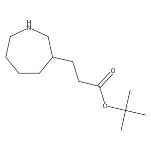 Tert-butyl 3-(azepan-3-yl)propanoate Structure