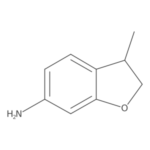 2,3-Dihydro-3-methyl-6-benzofuranamine结构式