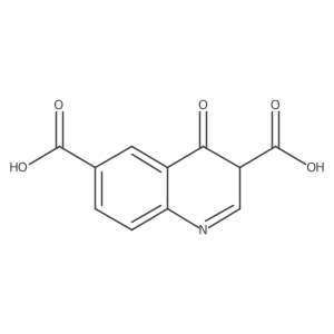 4-oxo-3H-quinoline-3,6-dicarboxylic acid结构式