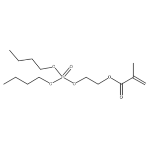 Dibutyl 2-(methacryloyloxy)ethyl phosphate Structure