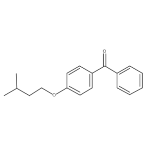 [4-(3-Methylbutoxy)phenyl]phenylmethanone结构式