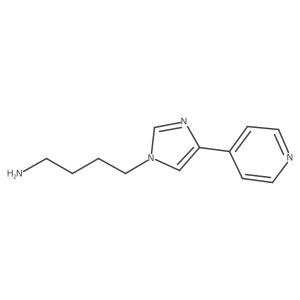 4-(4-pyridinyl)-1H-Imidazole-1-butanamine结构式