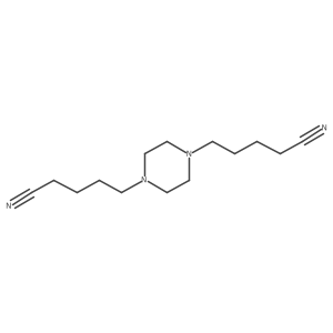 1,4-Piperazinedipentanenitrile结构式