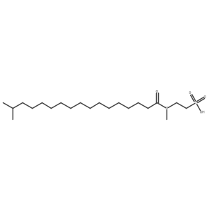 N-Isostearoyl methyltaurate结构式