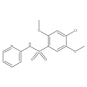 [(4-Chloro-2,5-dimethoxyphenyl)sulfonyl]-2-pyridylamine Structure