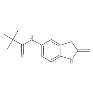N-(2-oxoindolin-5-yl)pivalamide Structure