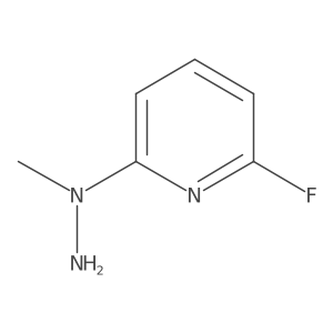 1-(6-Fluoropyridin-2-yl)-1-methylhydrazine Structure