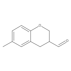 6-Methyl-3,4-dihydro-2H-1-benzopyran-3-carbaldehyde Structure