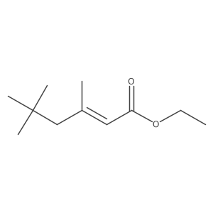 ethyl (2Z)-3,5,5-trimethylhex-2-enoate Structure