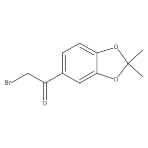 5-(2-Bromoacetyl)-2,2-dimethyl-1,3-benzodioxole结构式