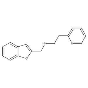 (1-Benzofuran-2-ylmethyl)[2-(pyridin-2-YL)ethyl]amine结构式