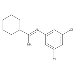 N'-(3,5-dichlorophenyl)cyclohexanecarboximidamide Structure