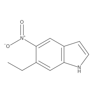 6-ethyl-5-nitro-1H-indole结构式