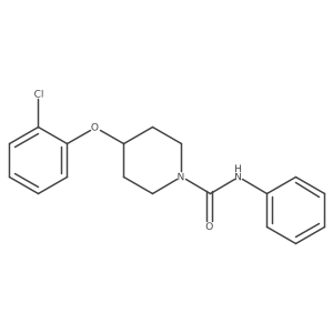 4-(2-chlorophenoxy)-N-phenylpiperidine-1-carboxamide Structure