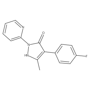 4-(4-Fluorophenyl)-3-methyl-1-(pyridin-2-yl)-1h-pyrazol-5-ol Structure