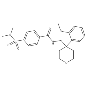 4-(dimethylsulfamoyl)-N-{[4-(2-methoxyphenyl)oxan-4-yl]methyl}benzamide Structure