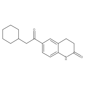 6-(cyclohexylacetyl)-3,4-dihydroquinolin-2(1H)-one Structure