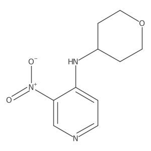 3-Nitro-N-(tetrahydro-2h-pyran-4-yl)-4-pyridinamine Structure