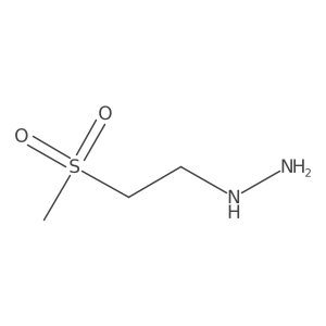 (2-Methanesulfonylethyl)hydrazine Structure