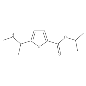 Propan-2-yl 5-[1-(methylamino)ethyl]furan-2-carboxylate Structure
