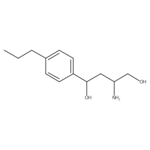 (1S,3S)-3-Amino-1-(4-propylphenyl)-1,4-butanediol Structure