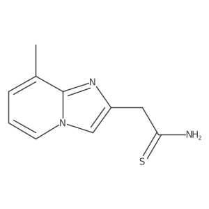 2-{8-Methylimidazo[1,2-a]pyridin-2-yl}ethanethioamide结构式