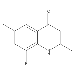 8-Fluoro-2,6-dimethyl-1,4-dihydroquinolin-4-one Structure