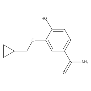 3-(cyclopropylmethoxy)-4-hydroxy-benzamide Structure