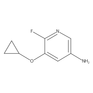 5-Cyclopropoxy-6-fluoropyridin-3-amine Structure