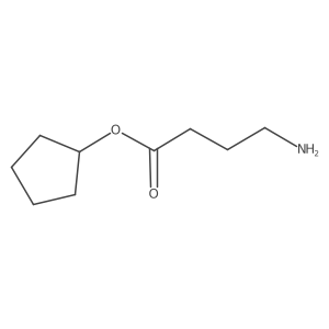 Cyclopentyl 4-aminobutanoate Structure