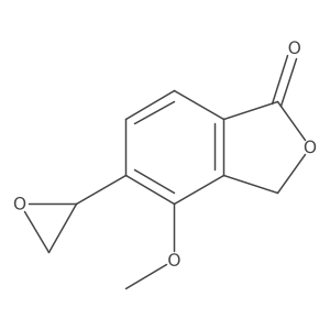 4-Methoxy-5-oxiran-2-yl-2-benzofuran-1(3H)-one结构式