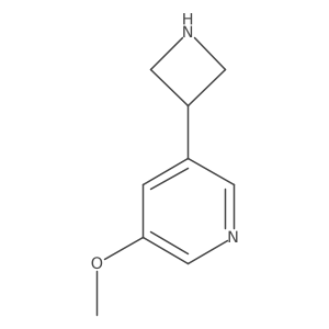 3-(Azetidin-3-yl)-5-methoxypyridine Structure