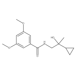N-(2-cyclopropyl-2-hydroxypropyl)-3,5-dimethoxybenzamide Structure