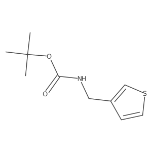 tert-Butyl (thiophen-3-ylmethyl)carbamate Structure