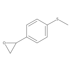 (2R)-2-[4-(methylsulfanyl)phenyl]oxirane结构式