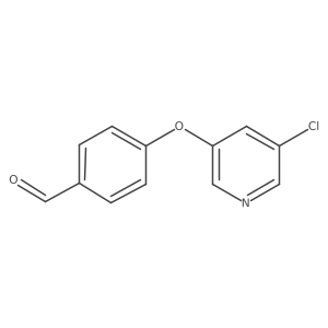4-(5-Chloropyridin-3-yl)oxybenzaldehyde Structure