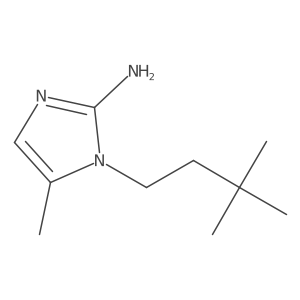 1H-Imidazol-2-amine, 1-(3,3-dimethylbutyl)-5-methyl-结构式